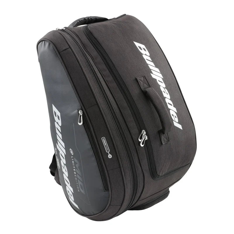 BULLPADEL LIMITED EDITION BLACK RACKET BAG